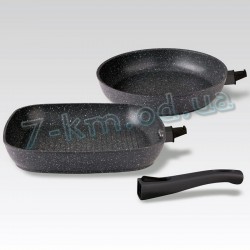 Набір сковорідок 3-та Granite PoS_MR-4800 Maestro 24/26 см 8 шт/ящ