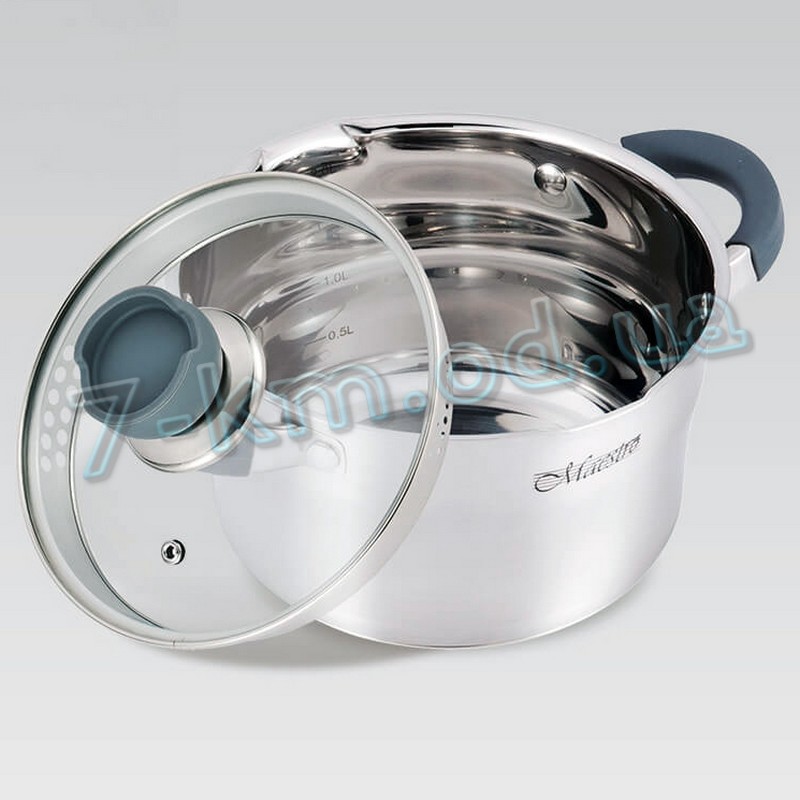 Каструля з кришкою PoS_MR-3507-18 Maestro 2,4 л 6 шт/ящ