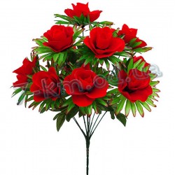 Букет троянда оксамитова штучний B90_A-501/10 (6 штук)