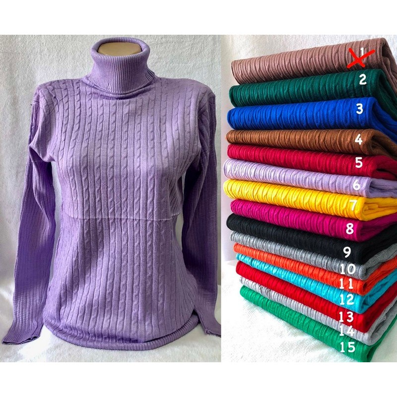 Гольф женский 5 шт (44-50 р. один) кашемир RZ4492_25437