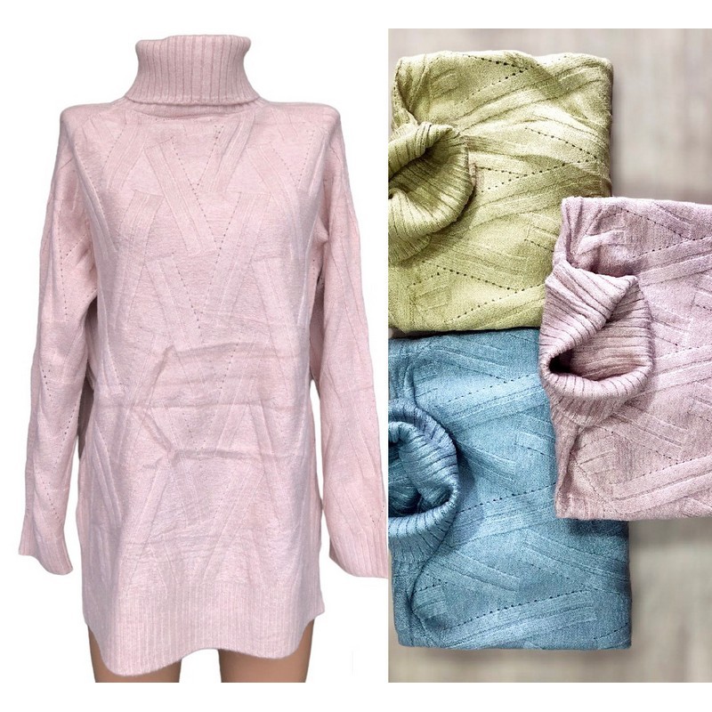 Свитер женский 3 шт (50-56 р. один) кашемир RZ4492_26377