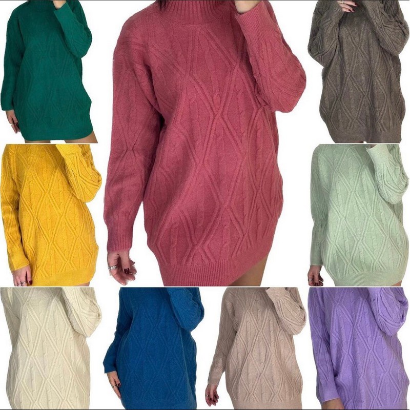 Свитер женский 3 шт (48-54 р. один) кашемир RZ4492_26354