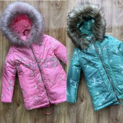 Куртка для девочек SaaL_221108 овчина 4 шт (4-7 лет)