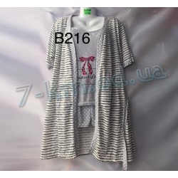 Піжамний костюм жіночий SaN_B216 бавовна 5 шт. (XL-5XL)
