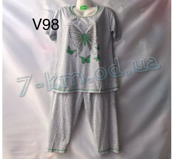 Піжама жіноча SaN_V98 бавовна 5 шт (XL-5XL)