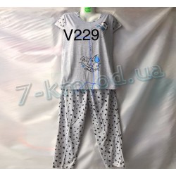 Піжама жіноча SaN_V229 бавовна 5 шт. (XL-5XL)