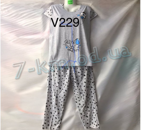 Піжама жіноча SaN_V229 бавовна 5 шт (XL-5XL)