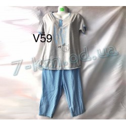 Пижама женская SaN_V59 хлопок 5 шт. (XL-5XL)