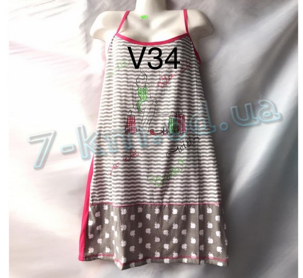 Нічна сорочка SaN_V34 бавовна 5 шт (XL-5XL)