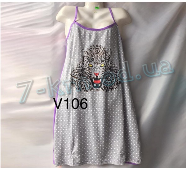 Ночная рубашка SaN_V106 хлопок 5 шт (XL-5XL)