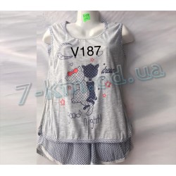 Пижама женская SaN_V187 хлопок 5 шт. (XL-5XL)