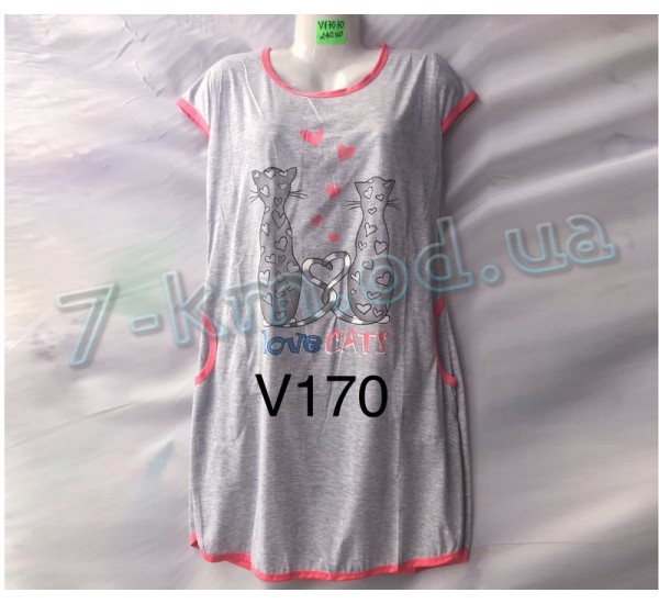 Нічна сорочка SaN_V170 бавовна 5 шт (L-4XL)