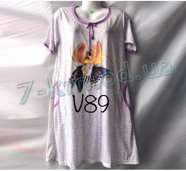 Нічна сорочка SaN_V89 бавовна 5 шт (L-4XL)