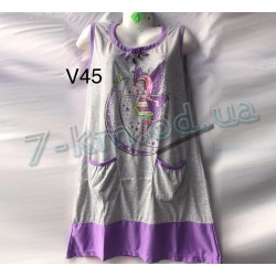 Сукня жіноча SaN_V45 бавовна 5 шт. (XL-5XL)