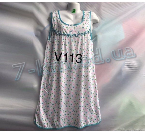 Ночная рубашка SaN_V113 хлопок 5 шт (XL-5XL)