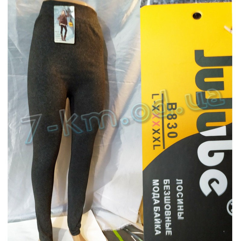 Лосини безшовні жіночі SeM_В830 фліс 6 шт (48-54 р)