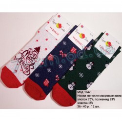 Шкарпетки жіночі SHR_042a махрові 12 шт (36-40 р)