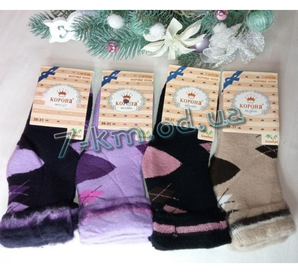 Шкарпетки для дівчаток SHR_220102 махра/начіс 12 шт (26-31, 32-36)