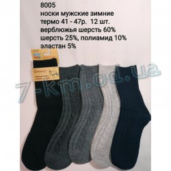 Шкарпетки чоловічі SHR_8005 вовна 12 шт (41-47 р)