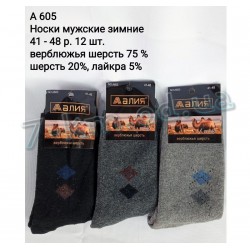 Шкарпетки чоловічі SHR_A605 вовна 12 шт (41-48 р)