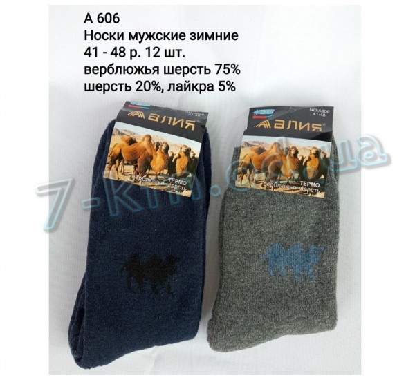 Носки мужские SHR_A606a шерсть 12 шт (41-48 р)