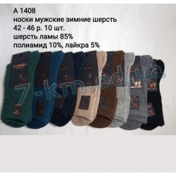Шкарпетки чоловічі SHR_A1408 вовна 10 шт (42-46 р)