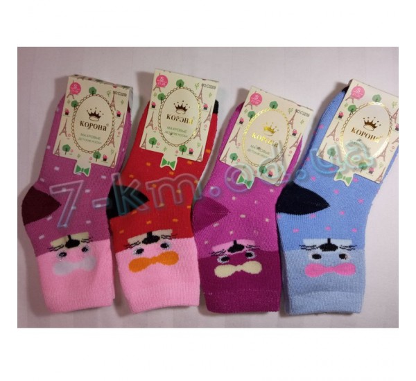 Шкарпетки для дівчаток SHR_C3209c бавовна 12 шт (21-31 р)