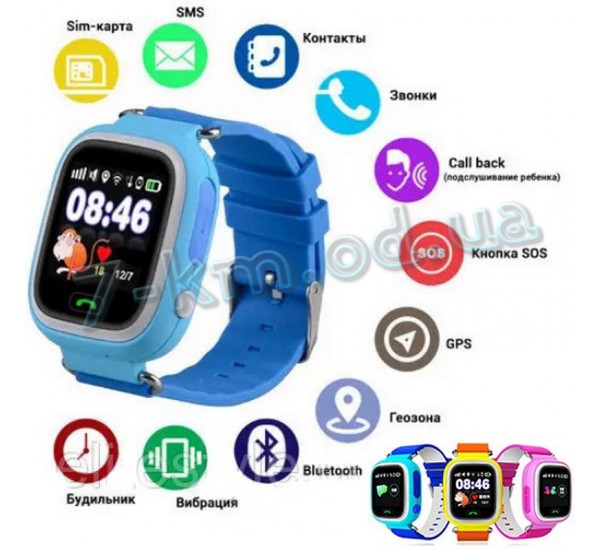 Смарт-годинник Smart Watch Q90 GPS Smart_030120 пластик 1 шт