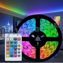 Світлодіодна стрічка Smart_040126 SMD 3528 5м RGB Комплект