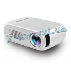 Портативный мини проектор Smart_040154 YG320 для дома лед led White