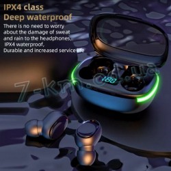 Бездротові навушники Fone De Ouvido, Smart_060109 гарнітура TWS Y70 Airbuds, водонепроникні з Bluetooth