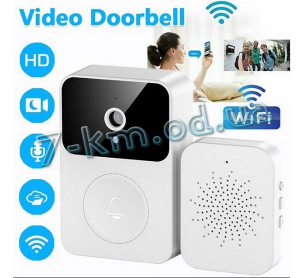 Дверной звонок домофон Smart_070103 беспроводной X9 WIFI видео в онлайн