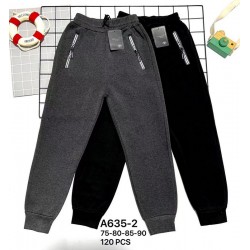 Спорт штаны для мальчиков 6 шт (75-90 см) мех KiE_A635-2