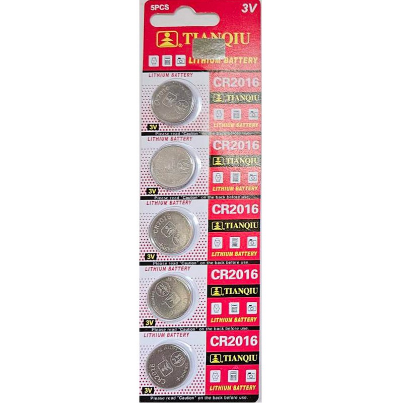 Батарейки Batteries CR2016 - 5 упаковок по 5 шт SoT_210903