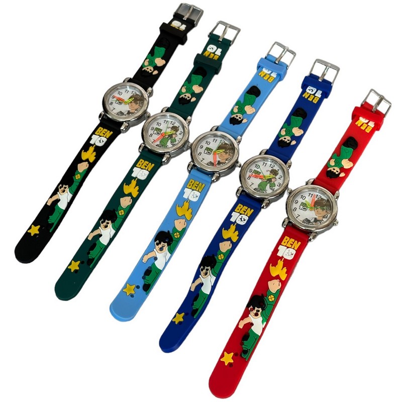 Часы детские кварцевые 5 шт SoT_210961