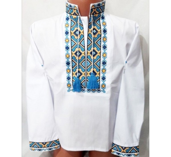 Рубашка-вышиванка для мальчиков 5 шт (1-5 лет) паплин VhV_0123