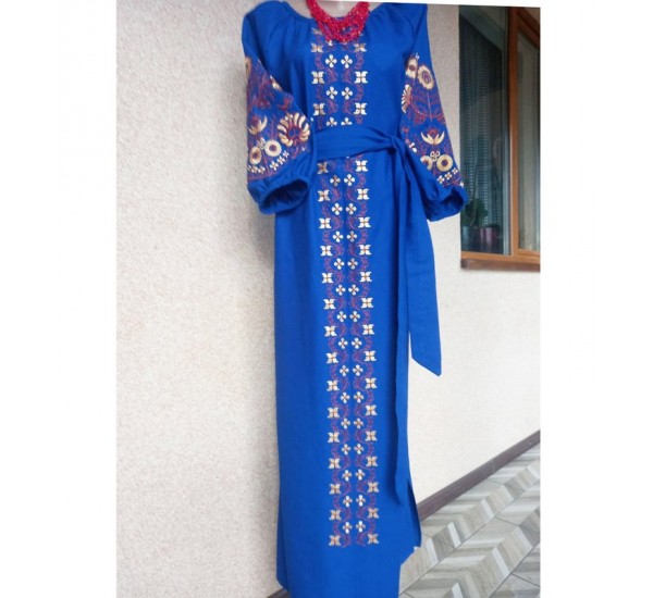 Сукня-вишиванка жіноча 1 шт (54 р) льон VhV_260509