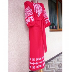 Сукня-вишиванка жіноча 1 шт (48 р) льон VhV_260511