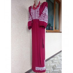 Платье-вышиванка женская 1 шт (52 р) лён VhV_260512