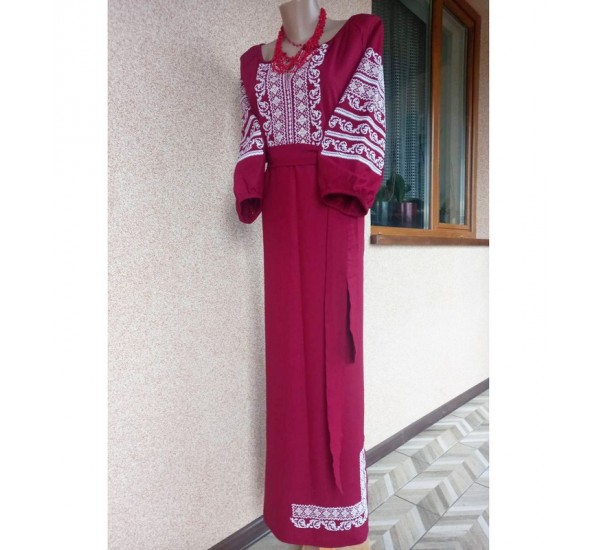 Сукня-вишиванка жіноча 1 шт (52 р) льон VhV_260512