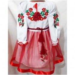 Сукня-вишиванка для дівчаток 5 шт (2-10 років) паплін VhV_0610