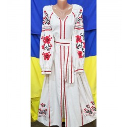 Сукня-вишиванка жіноча 1 шт (48,50 р) льон VhV_260544