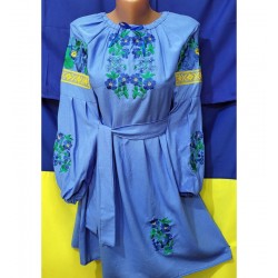 Сукня-вишиванка для дівчаток 2 шт (146-158 р) льон VhV_260550