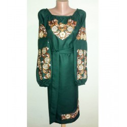 Сукня-вишиванка жіноча 1 шт (56 р) льон VhV_260559