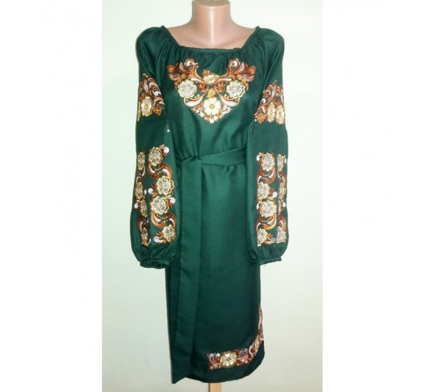 Платье-вышиванка женская 1 шт (56 р р) лён VhV_260559