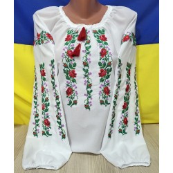 Блуза-вишиванка жіноча 5 шт (48-56 р) шифон VhV_260568