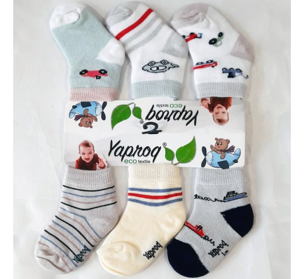 Шкарпетки для хлопчиків ViT_0011 бавовна 12 шт (1-2 роки)
