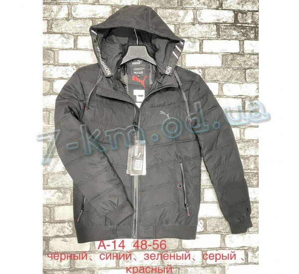 Куртка мужская ZeL1390_A-14 холлофайбер 5 шт (48-56 р)