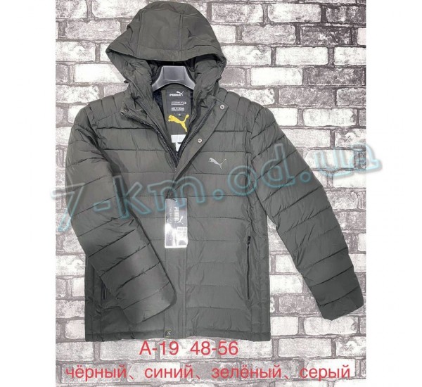 Куртка чоловіча ZeL1390_A-19 холлофайбер 5 шт (48-56 р)