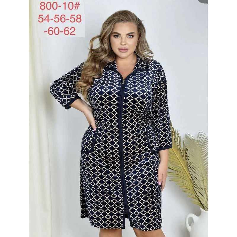 Халат жіночий велюровий 5 шт (54-62 р) ZeL1396_800-10